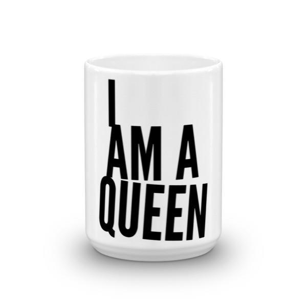 I am a Queen (bold) Mug - Chocolate Ancestor