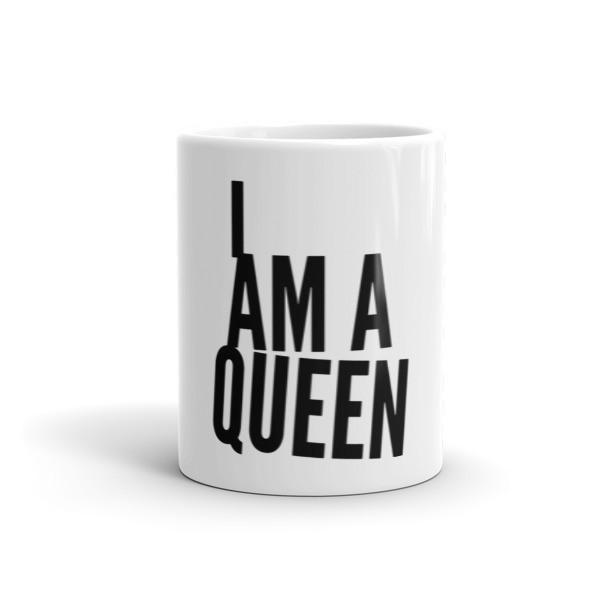 I am a Queen (bold) Mug - Chocolate Ancestor