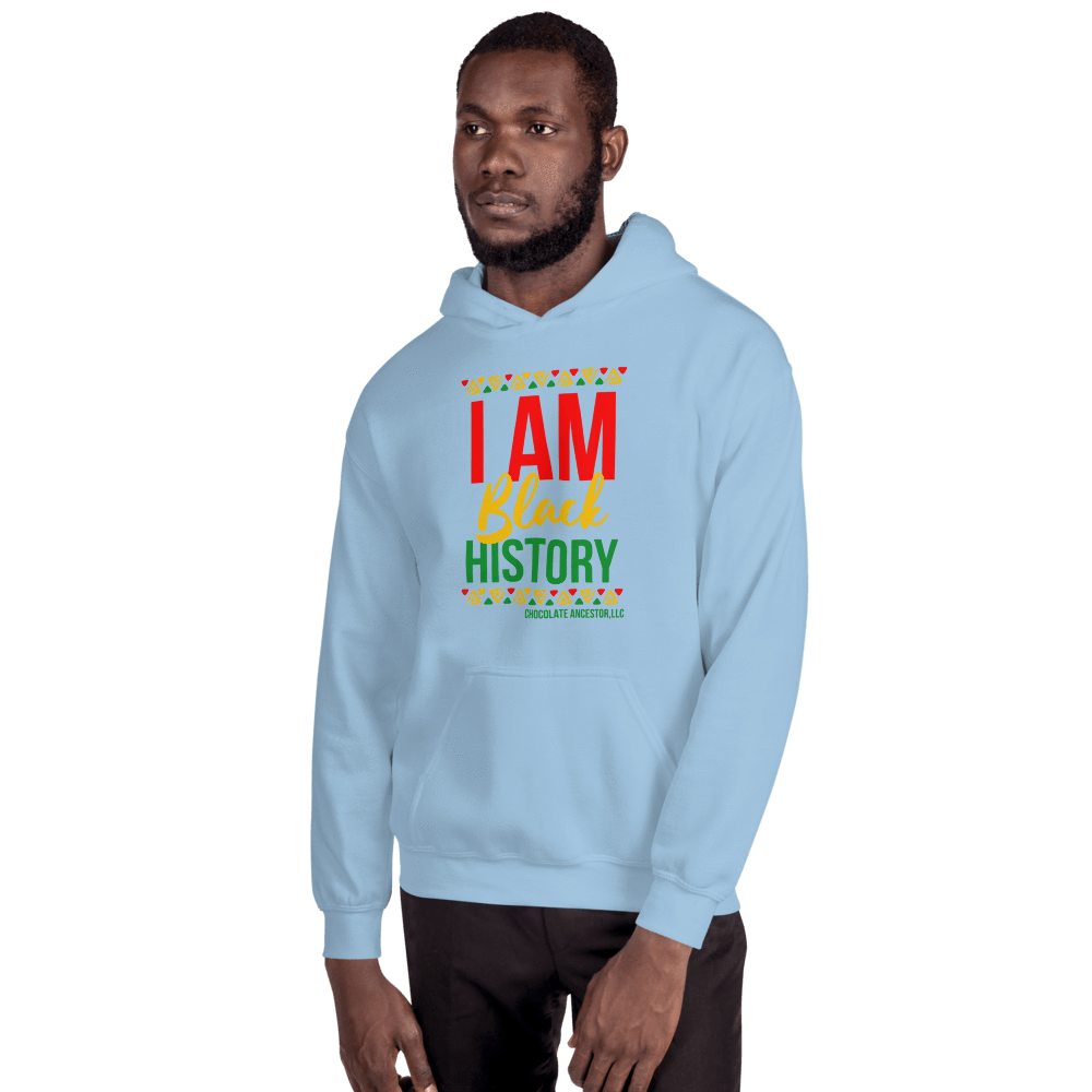 I Am Black History Unisex Hoodie - Chocolate Ancestor