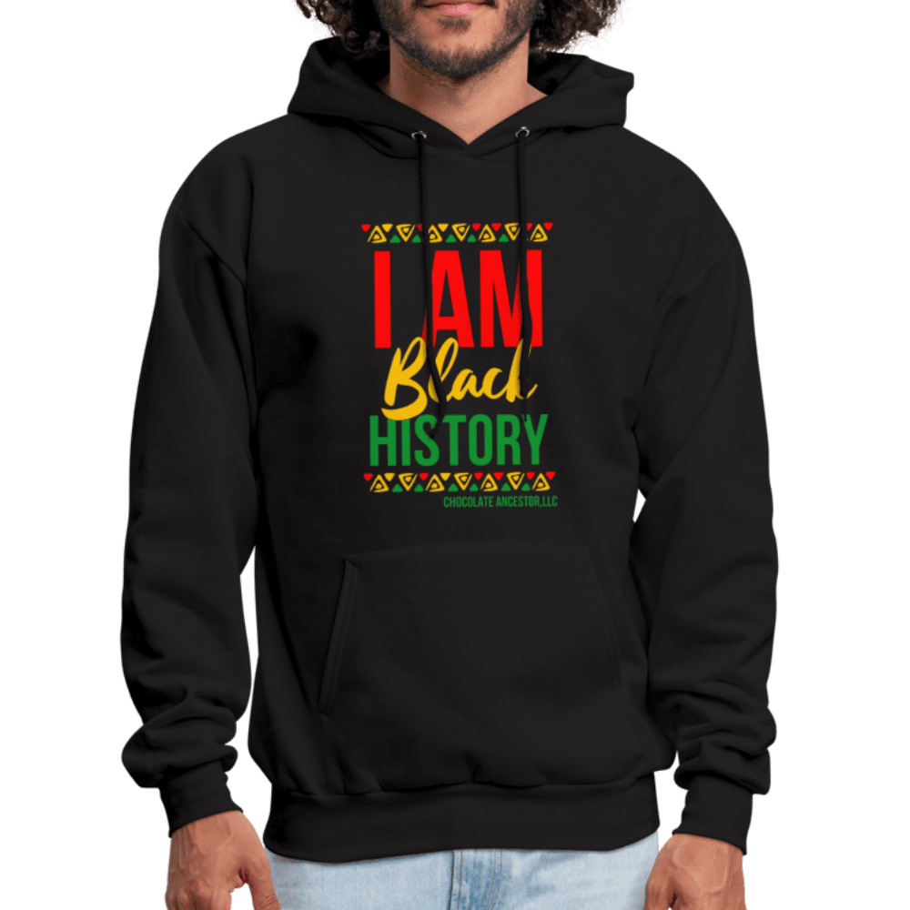 I Am Black History Unisex Hoodie (Style 2) - Chocolate Ancestor