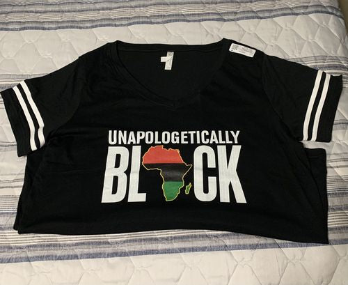 Unapologetically Black Pan African RBG Vintage Sport Unisex T-Shirt