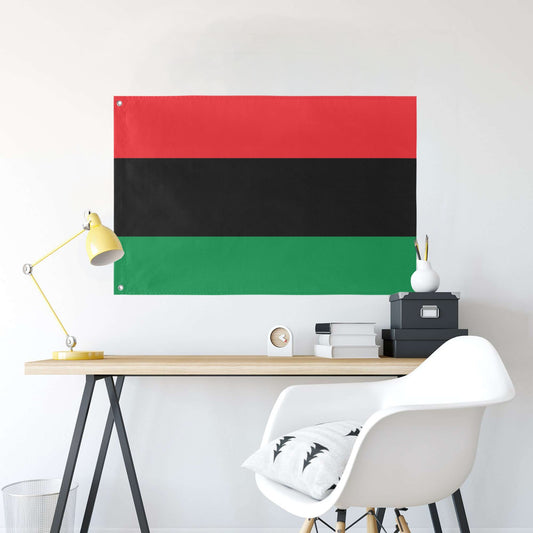 Pan African RBG Custom Flag (18 x 12 inch)