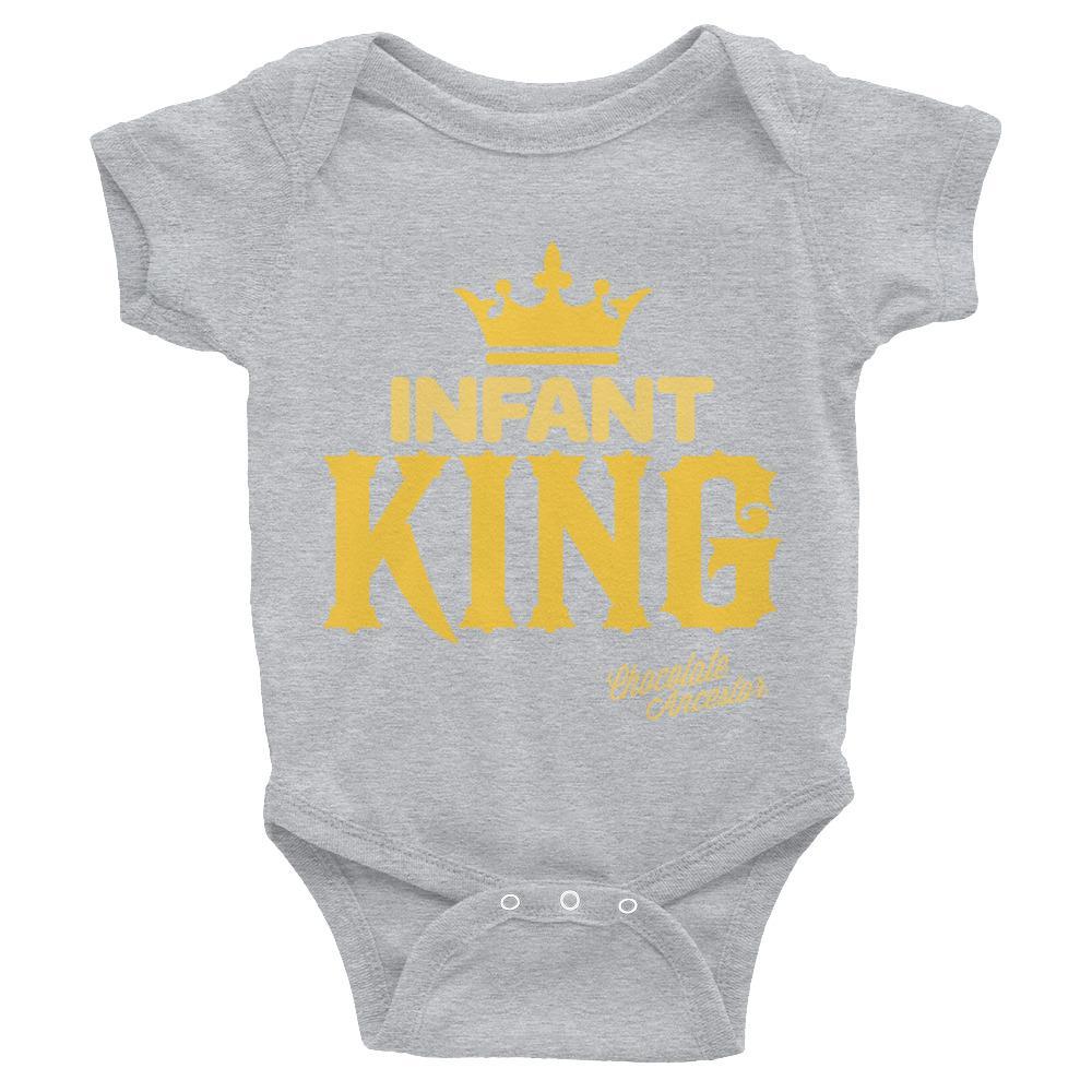 Infant King w/Crown Infant Bodysuit - Chocolate Ancestor