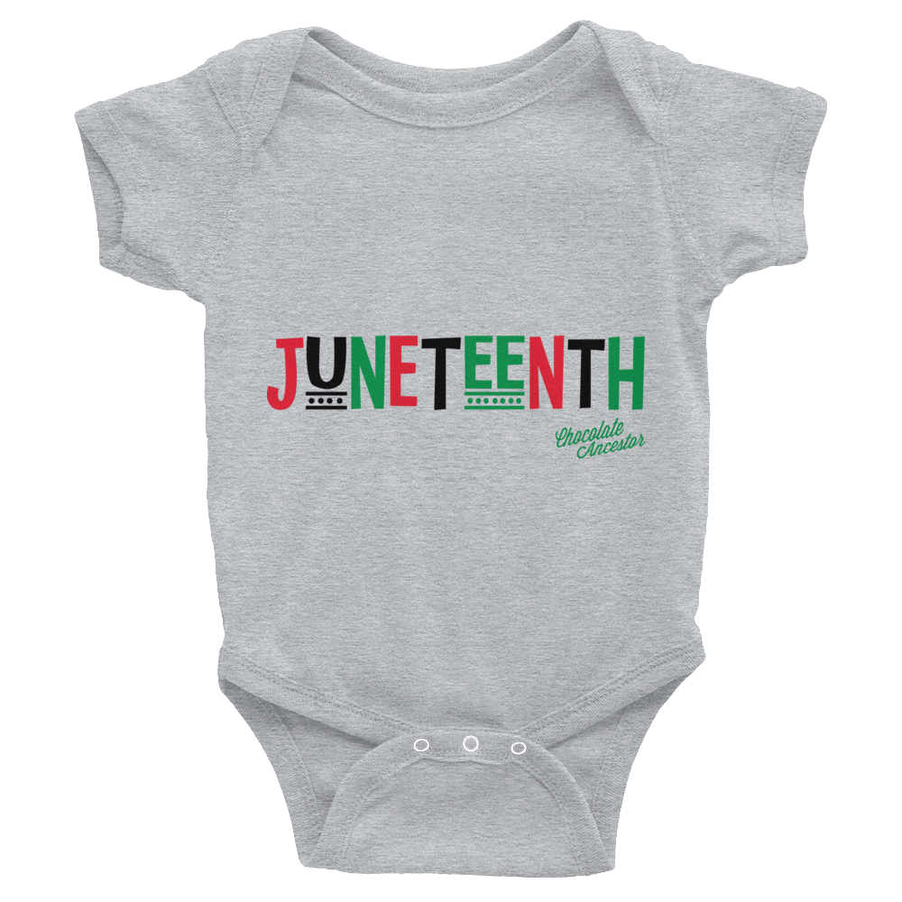Juneteenth RBG Infant Bodysuit - Chocolate Ancestor