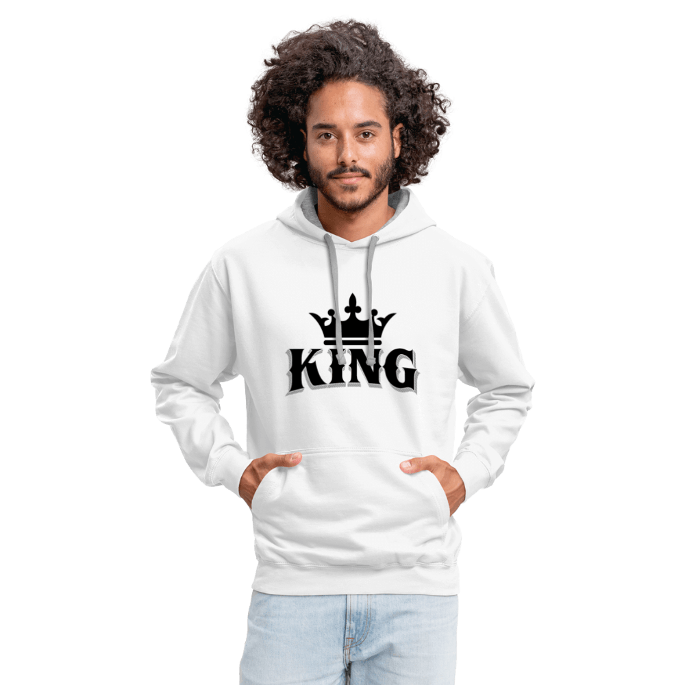 King w/ Crown Contrast Hoodie - Chocolate Ancestor