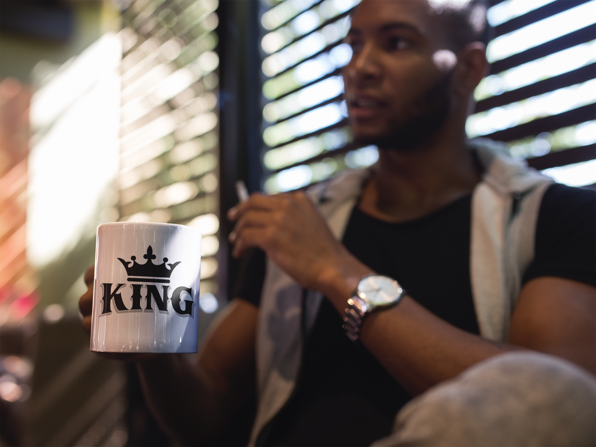 King w/ Crown Mug - Chocolate Ancestor