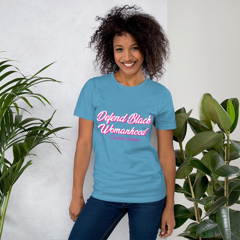 Defend Black Womanhood Short-Sleeve Unisex T-Shirt - Chocolate Ancestor