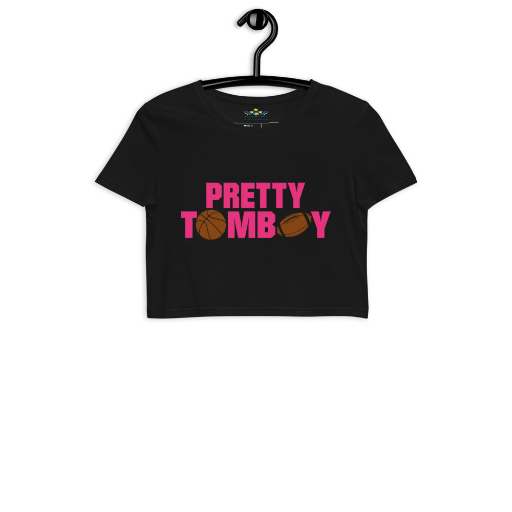 Pretty Tomboy (Pink) B/F Ladies' Crop Top