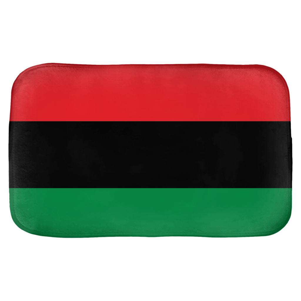 Pan African RBG Flag Bath Mat - Chocolate Ancestor
