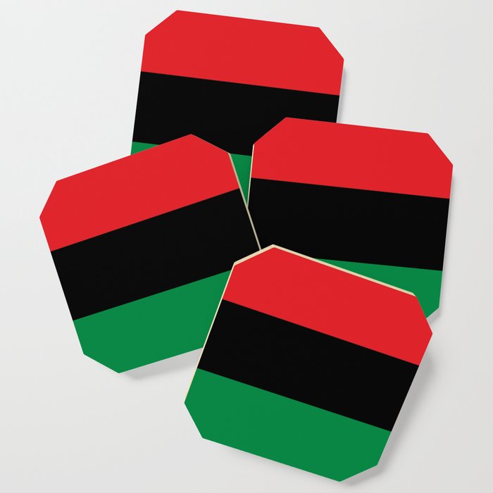 Pan African RBG Flag Bespoke Coasters