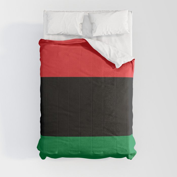 Pan African RBG Flag Bespoke Comforters