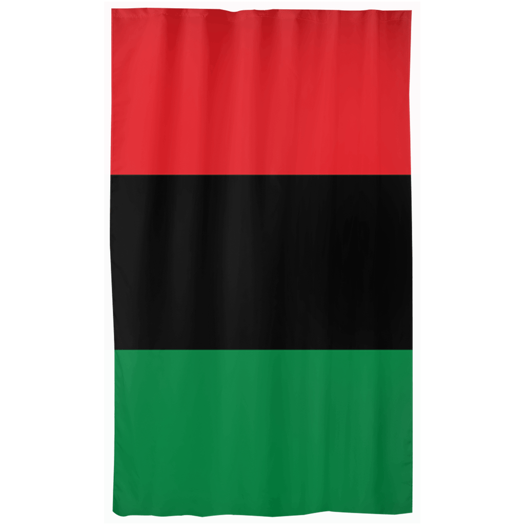 Pan African RBG Flag Curtains - Chocolate Ancestor