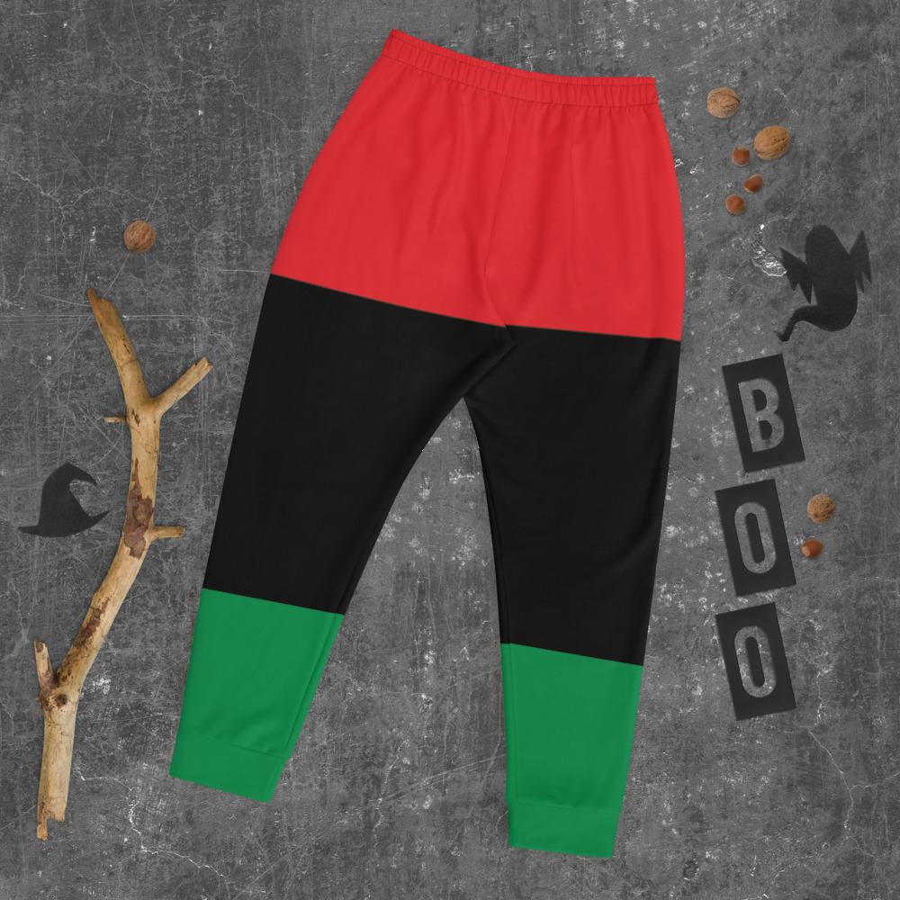 Pan African RBG Flag Unisex Joggers - Chocolate Ancestor