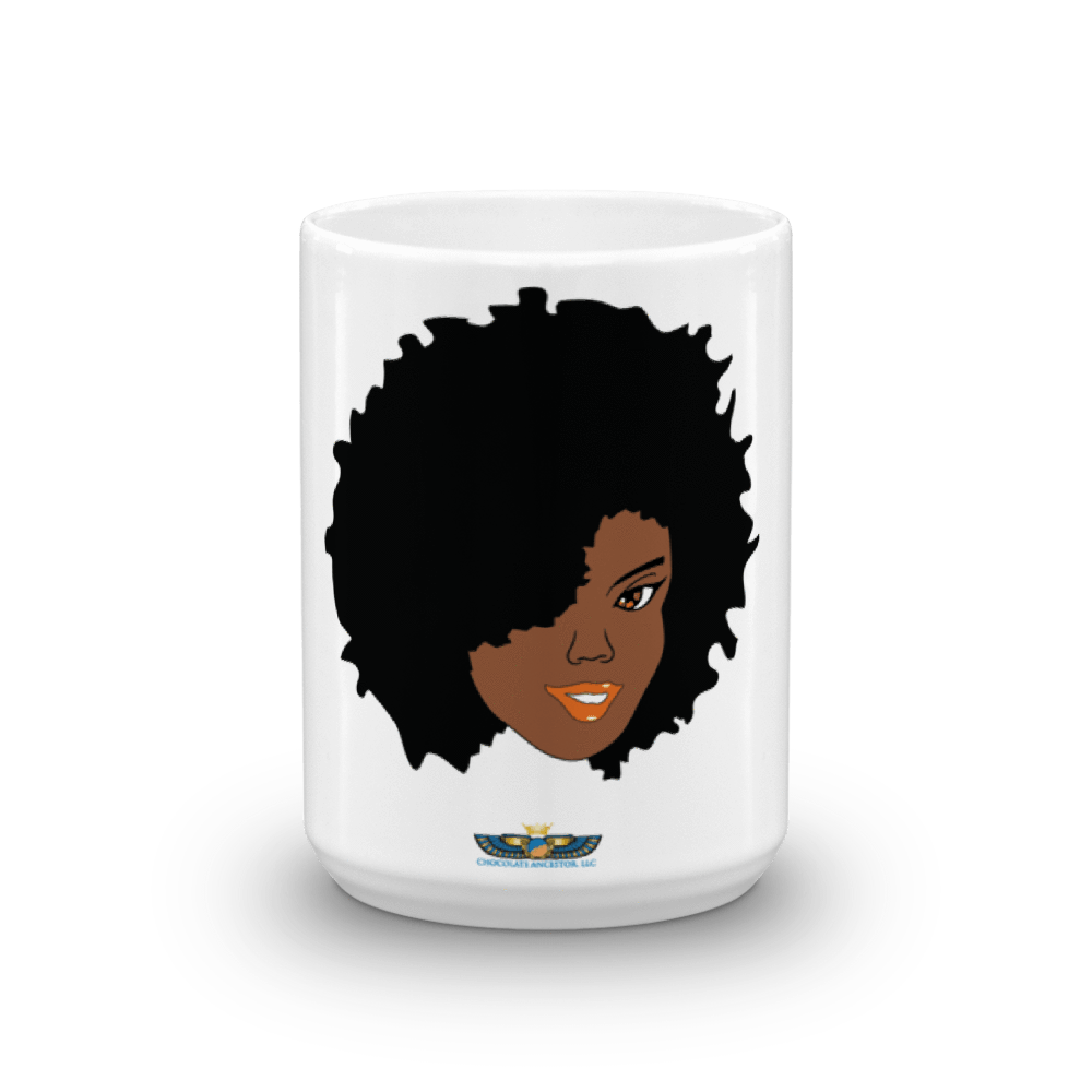 Plush Afro Diva Mug - Chocolate Ancestor