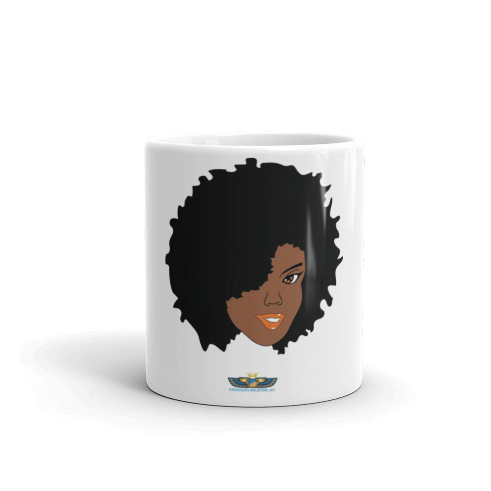 Plush Afro Diva Mug - Chocolate Ancestor