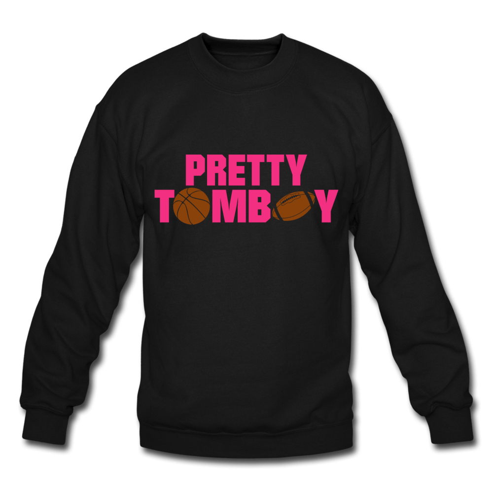 Pretty Tomboy Crewneck Sweatshirt (Style 2) - Chocolate Ancestor