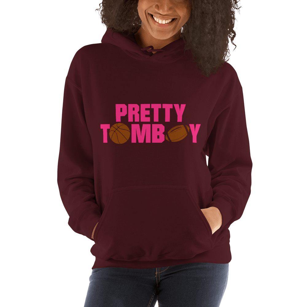 Pretty Tomboy Hooded Sweatshirt - Chocolate Ancestor