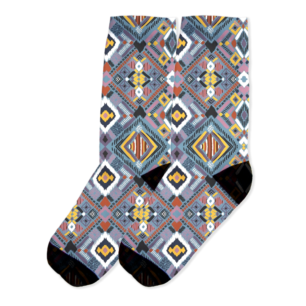 Lupine Boho Tribal Unisize Socks