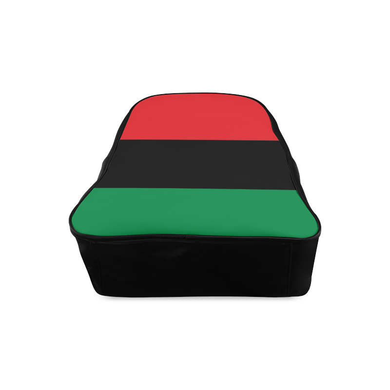 RBG Pan-African Flag Leather Bookbag - Chocolate Ancestor