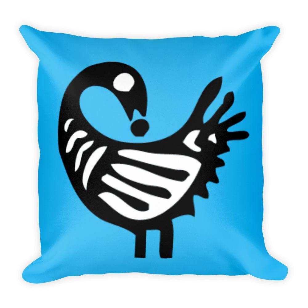 Sankofa Bird Basic Pillow - Chocolate Ancestor