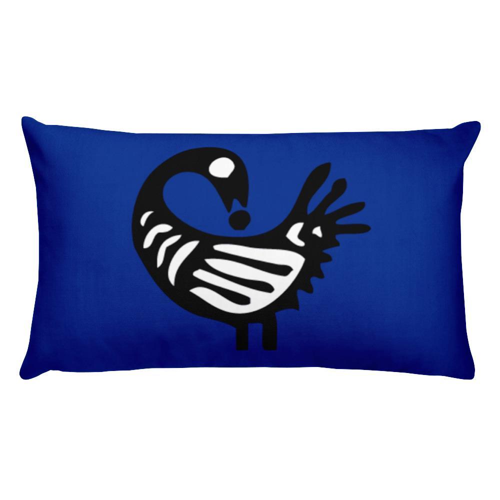 Sankofa Bird Basic Pillow - Chocolate Ancestor