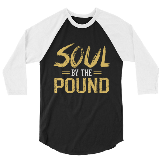 Soul by the Pound 3/4 sleeve raglan unisex shirt - Chocolate Ancestor