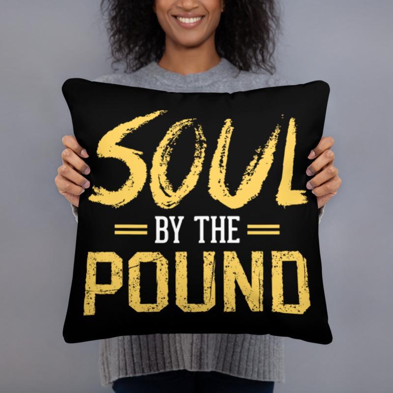 Soul by the Pound Square Pillow - Chocolate Ancestor