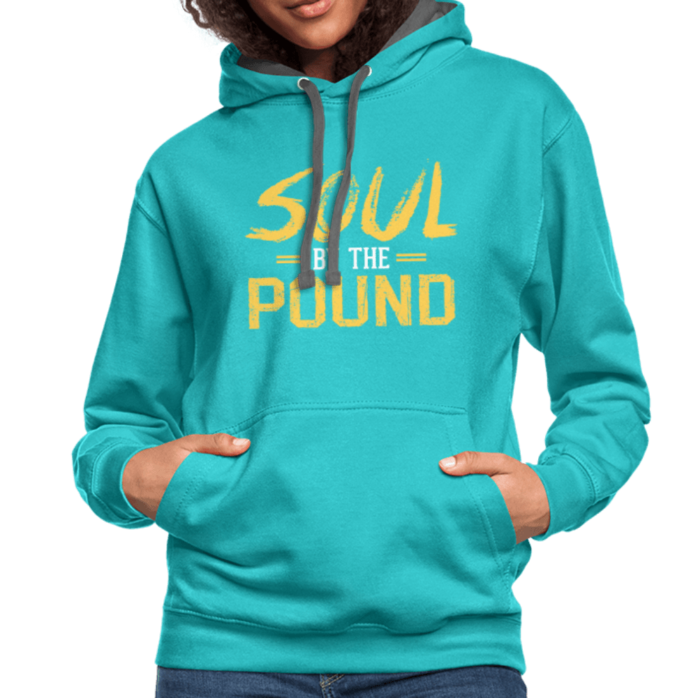 Soul by the Pound Unisex Contrast Hoodie - Chocolate Ancestor