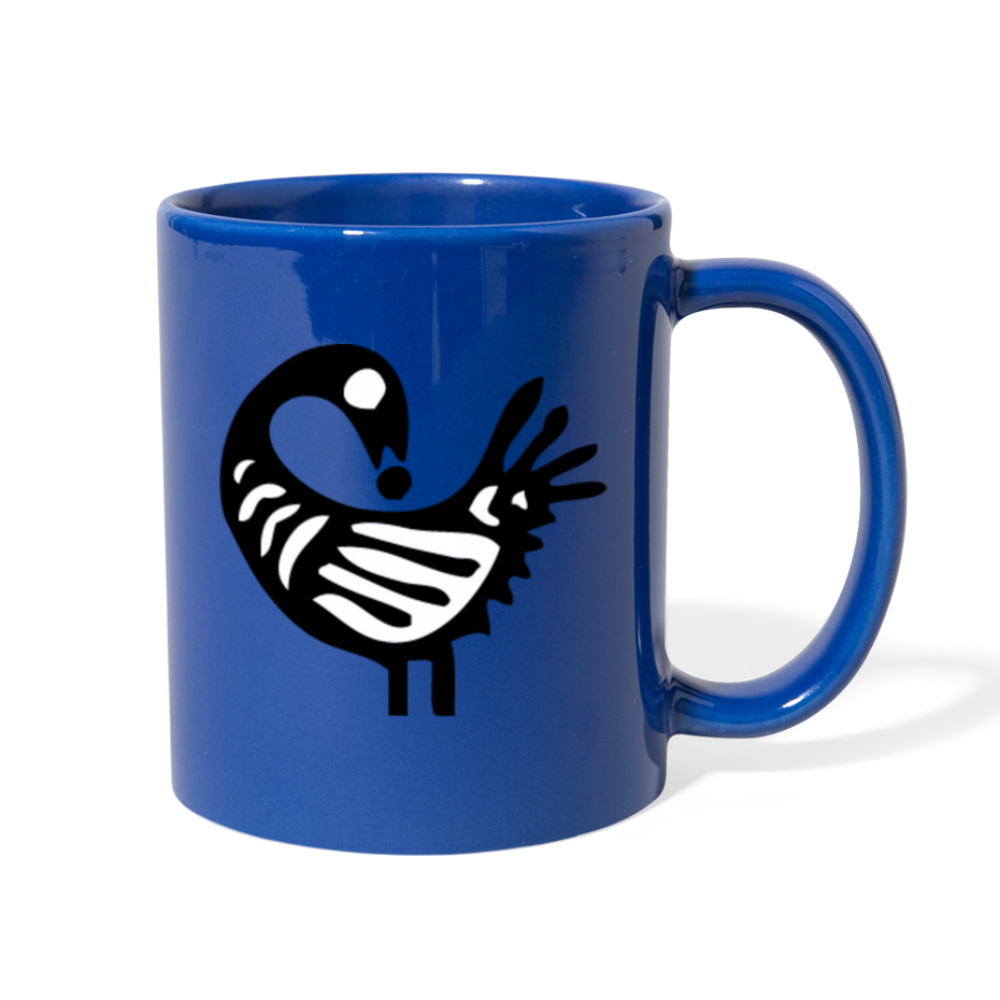 Sankofa Bird Full Color Mug - royal blue