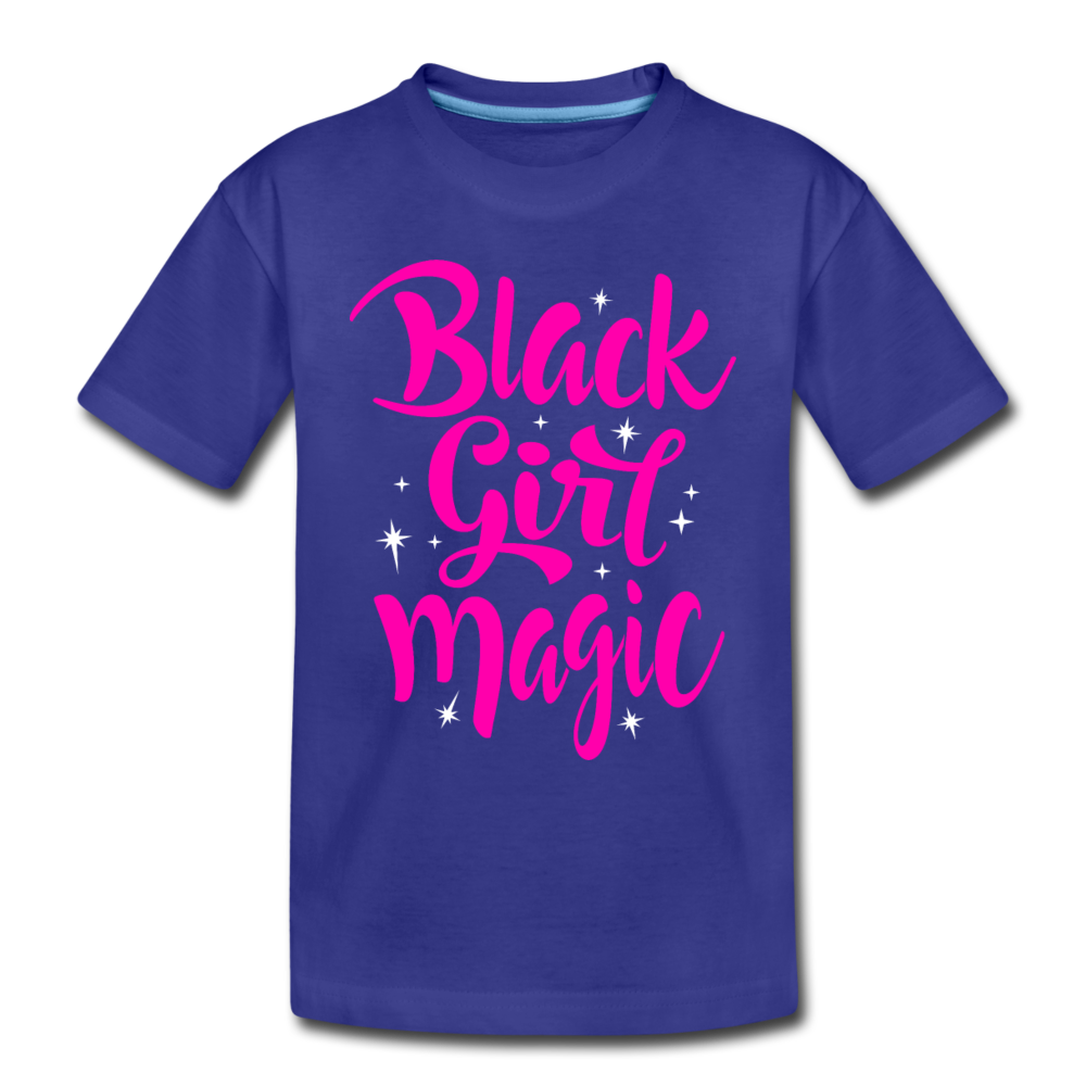 Black Girl Magic (Pink) Toddler Premium T-Shirt - royal blue