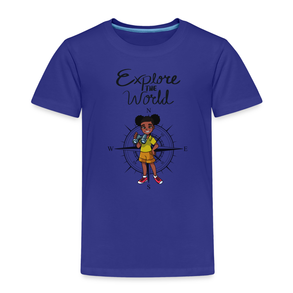 Explore the World Toddler Premium T-Shirt - royal blue