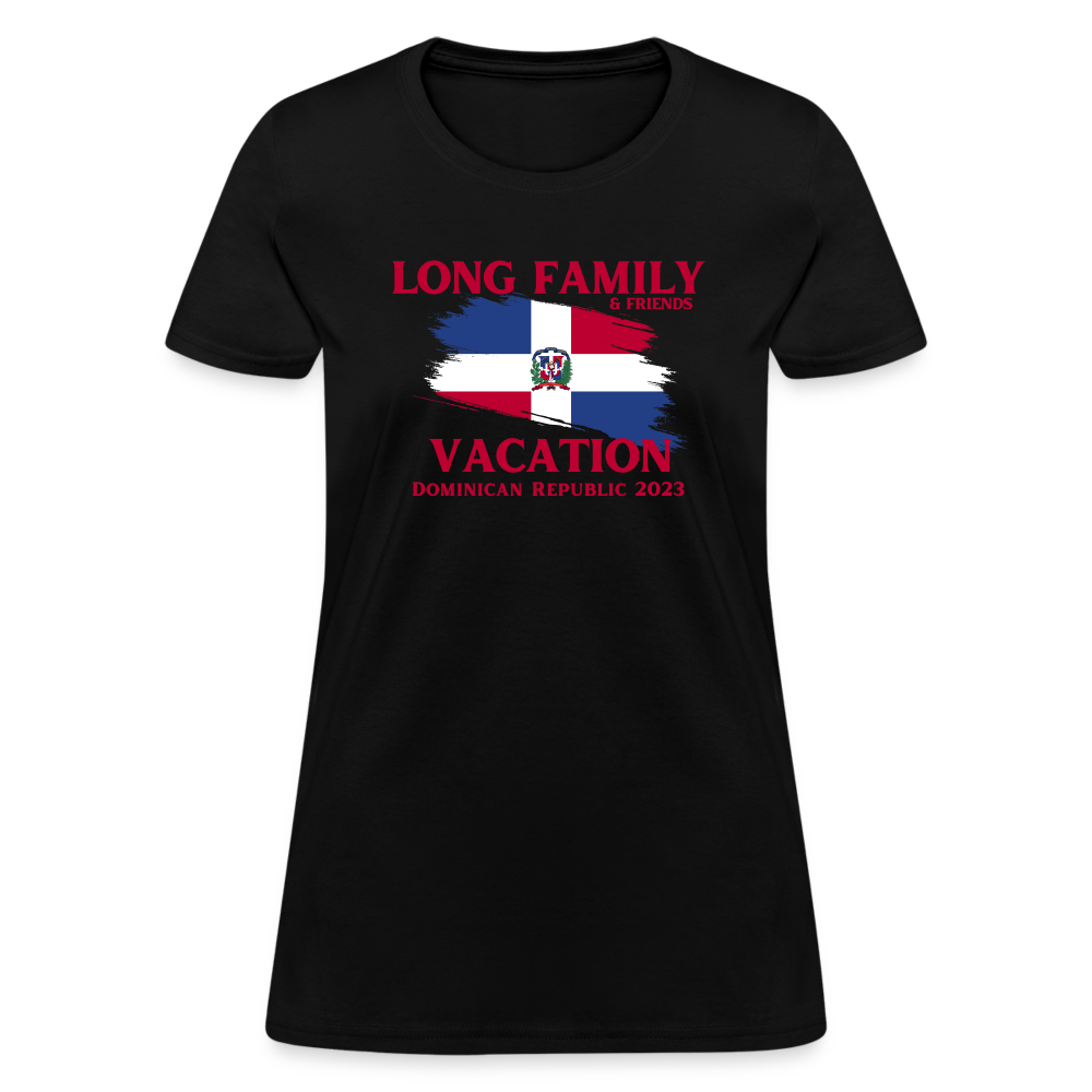 Long Family & Friends Vacation Women's T-Shirt - black
