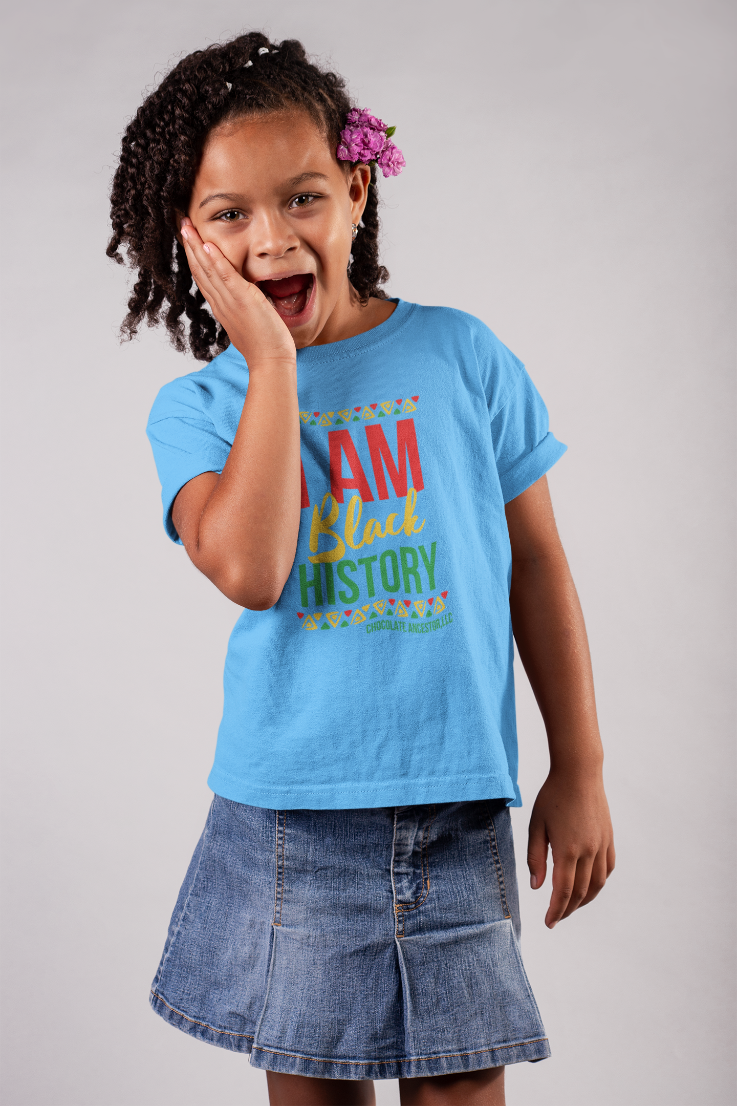 I Am Black History Kids' T-Shirt (Style 2)