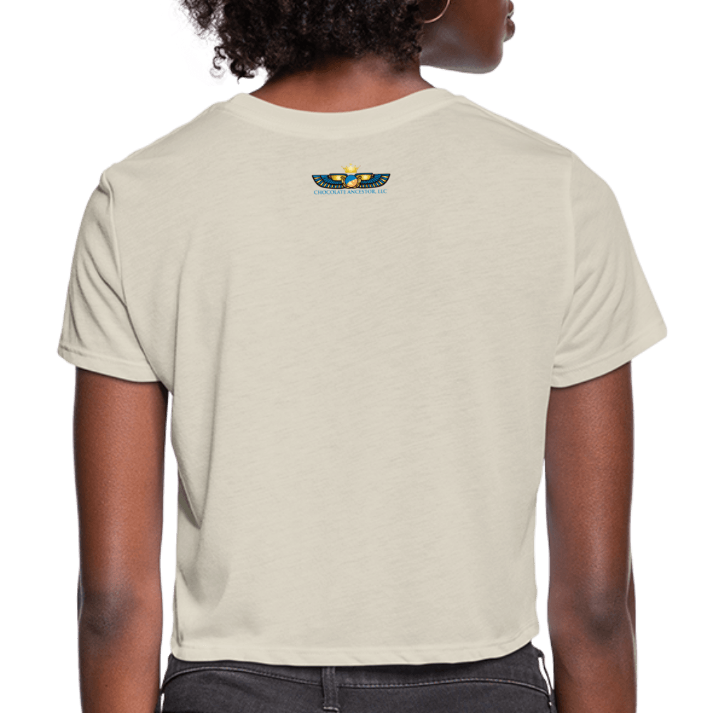 Travel is My Therapy Women's Crop Top (Style 2) - Chocolate Ancestor