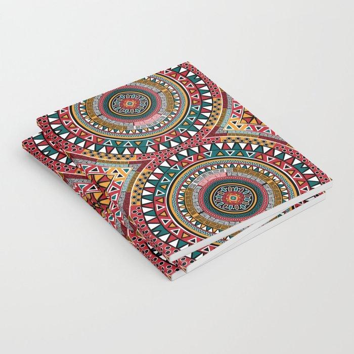 Tribal Kaleidoscope Bespoke Notebook - Chocolate Ancestor