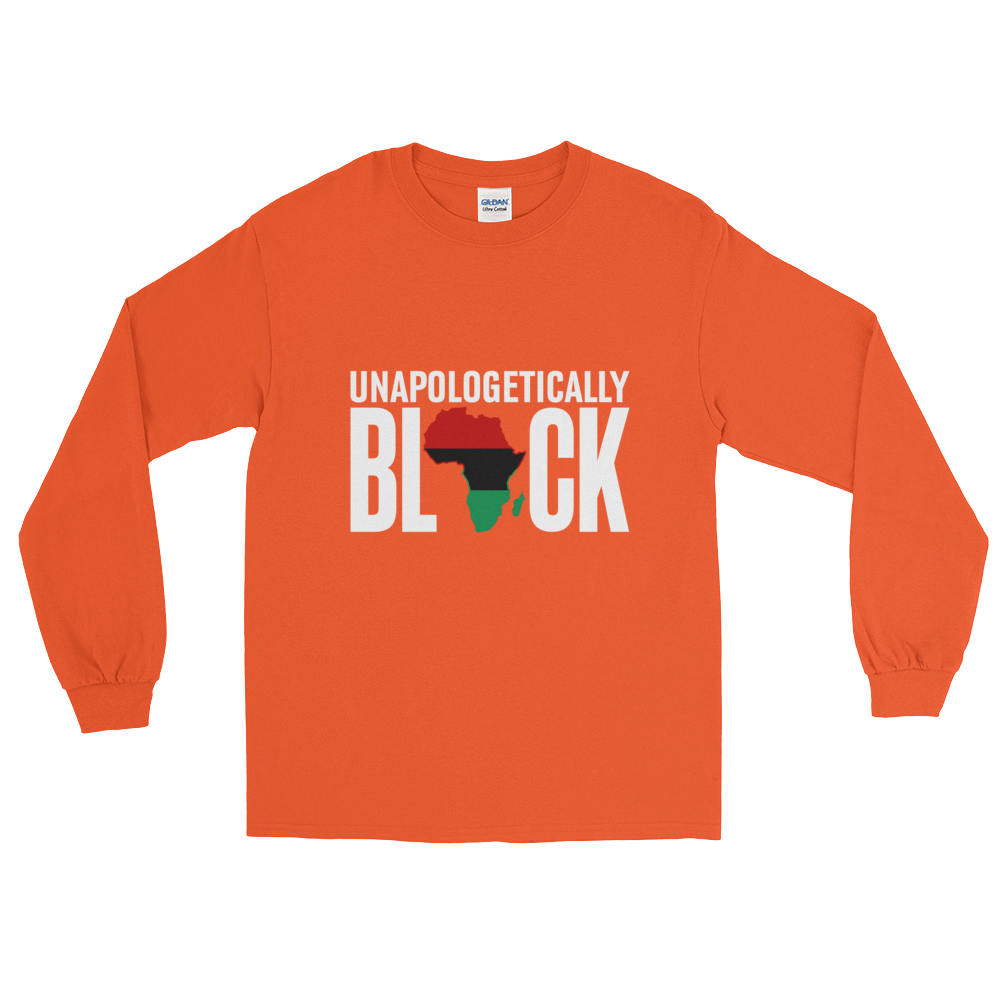 Unapologetically Black RBG Long Sleeve Unisex T-Shirt - Chocolate Ancestor