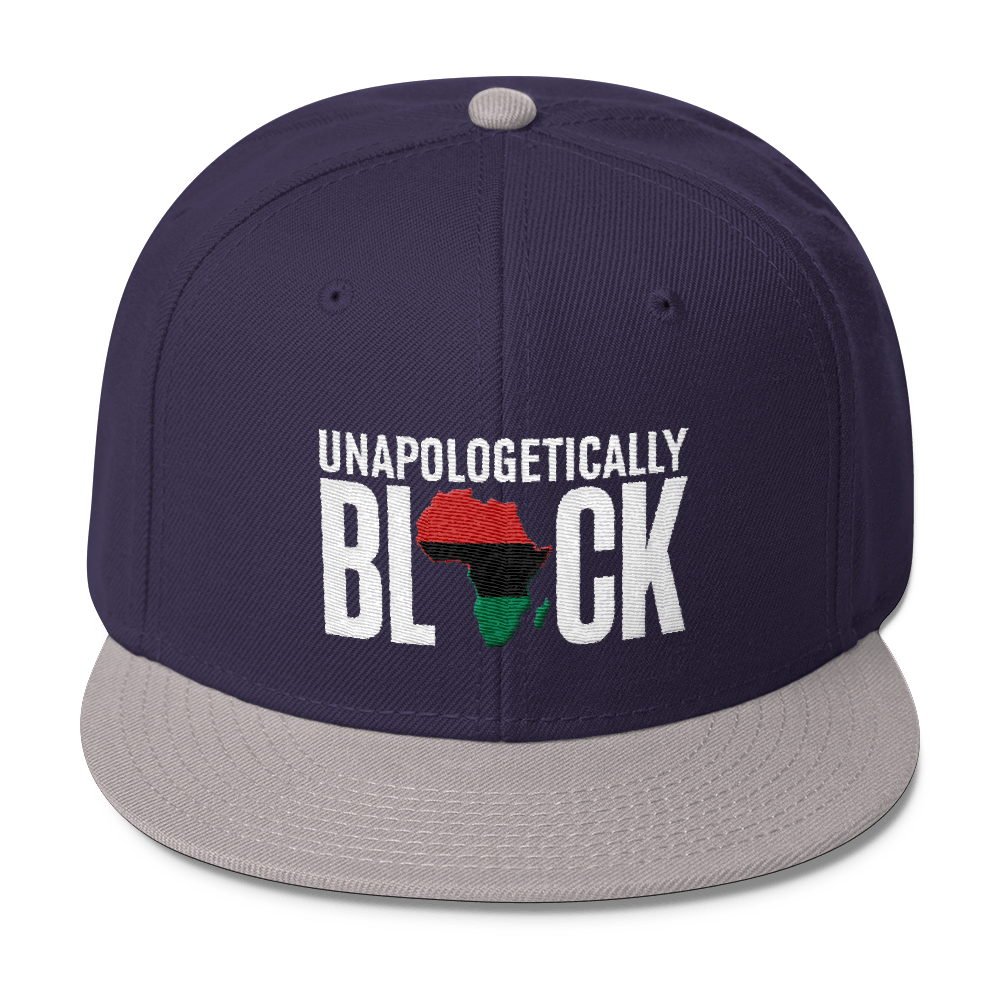 Unapologetically Black RBG Wool Blend Snapback - Chocolate Ancestor