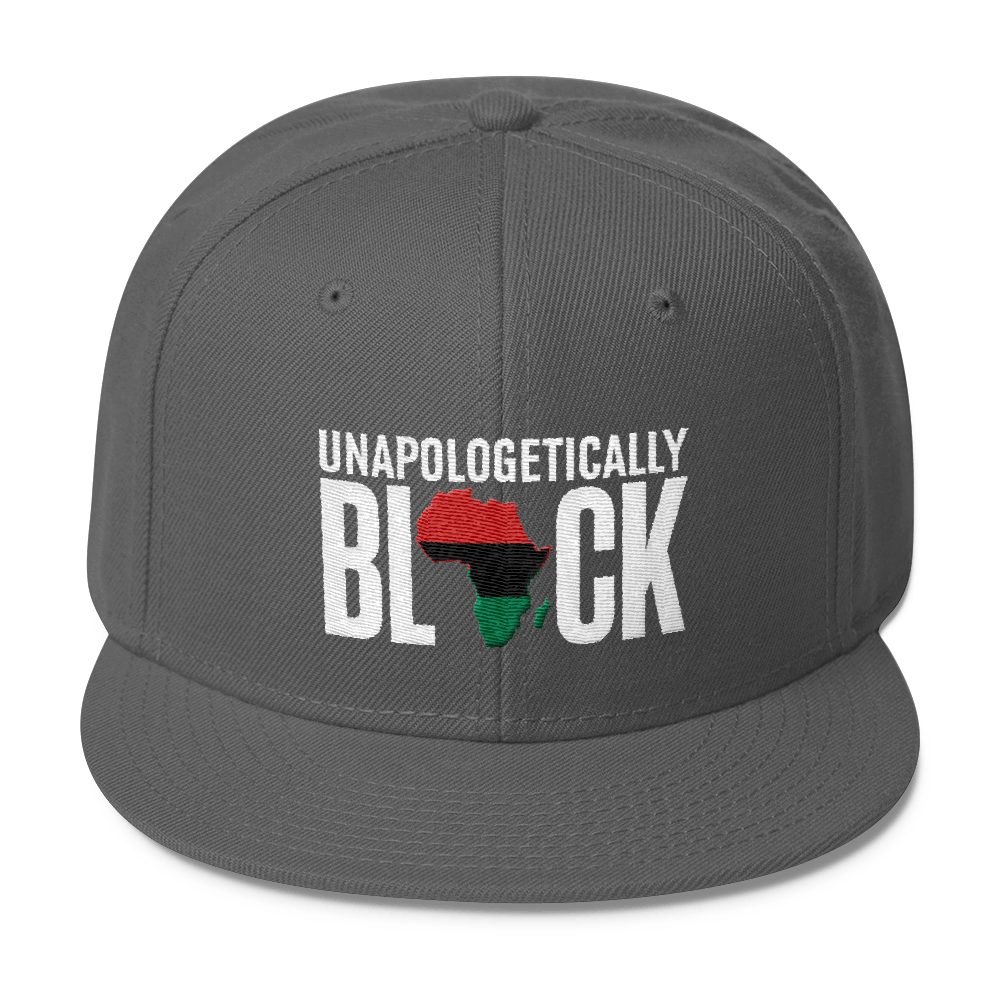 Unapologetically Black RBG Wool Blend Snapback - Chocolate Ancestor