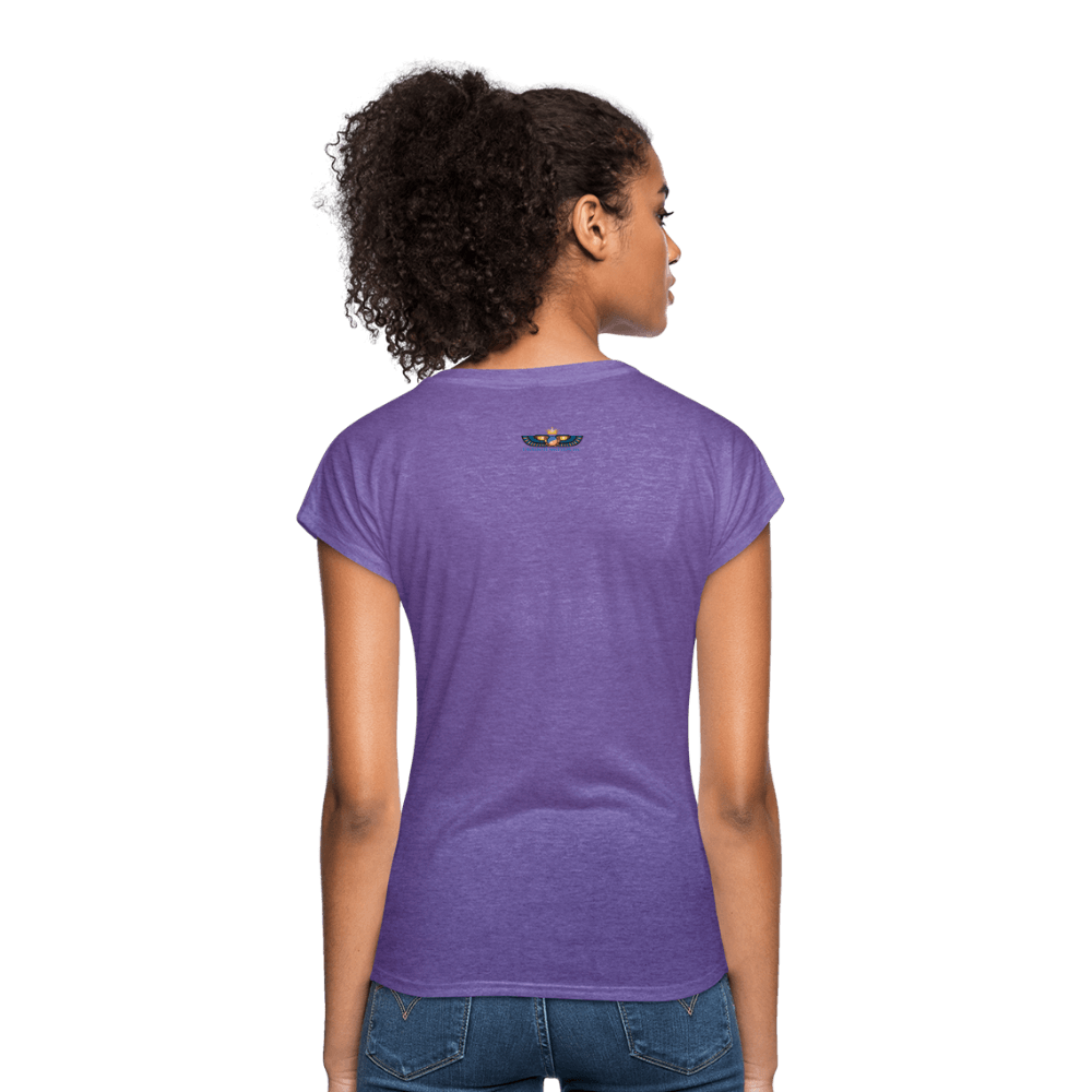 Women's Tri-Blend V-Neck T-Shirt - Chocolate Ancestor