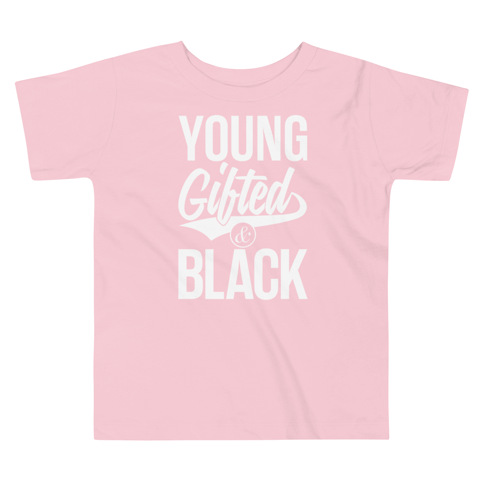 Young Gifted & Black Toddler Short Sleeve Tee - Chocolate Ancestor