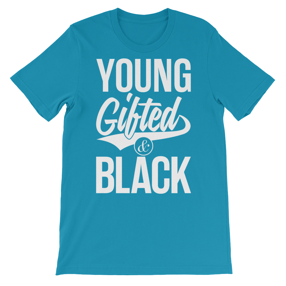 Young Gifted & Black Unisex short sleeve t-shirt - Chocolate Ancestor