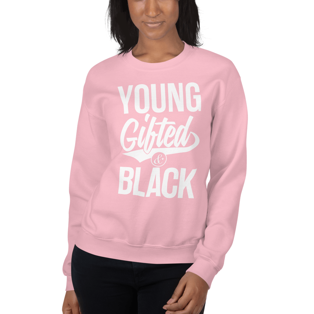Young Gifted & Black Unisex Sweatshirt - Chocolate Ancestor