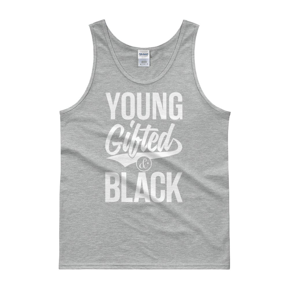 Young Gifted & Black Unisex Tank top - Chocolate Ancestor