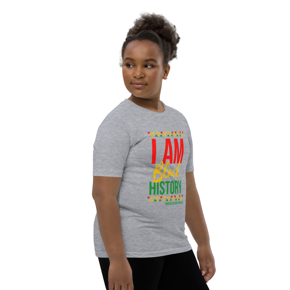 I Am Black History Youth Short Sleeve T-Shirt